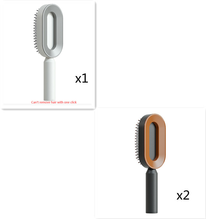 Self Cleaning Hair Brush For Women One-key Cleaning Hair Loss Airbag Massage Scalp Comb Anti-Static Hairbrush - Image 73