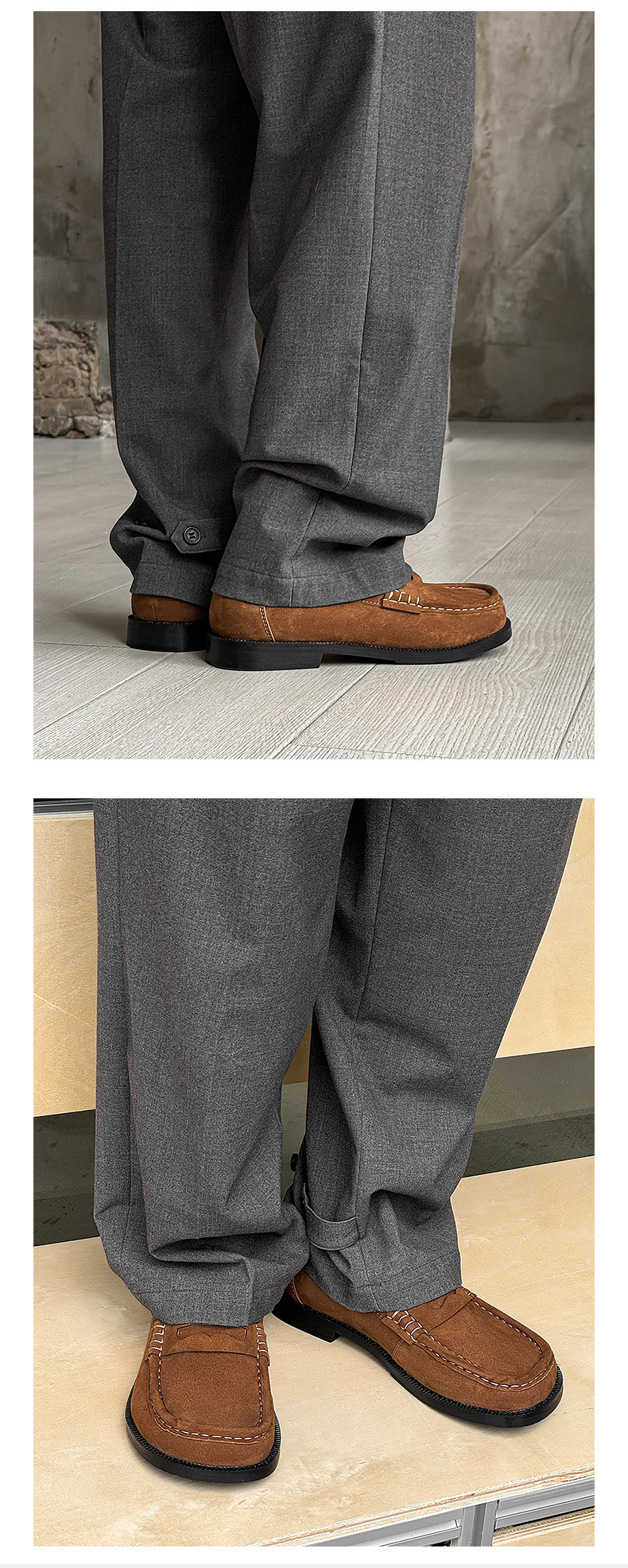 New Vintage Old Coin-style Loafers For Men - Image 13