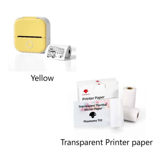 Portable Mini Thermal Label Printer Home Photo Printer Student Wrong Question Printer Bluetooth-compatible Mini Label Printer Price Tag - Image 81