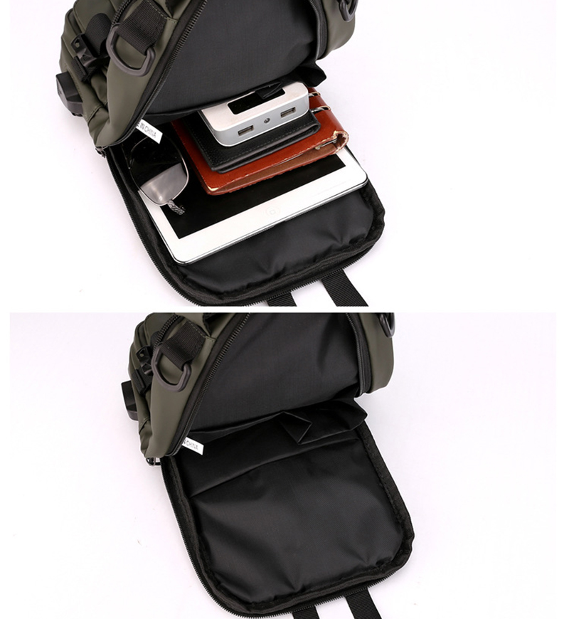 Crossbody Bags Men Multifunctional Backpack Shoulder Chest Bags - Image 17