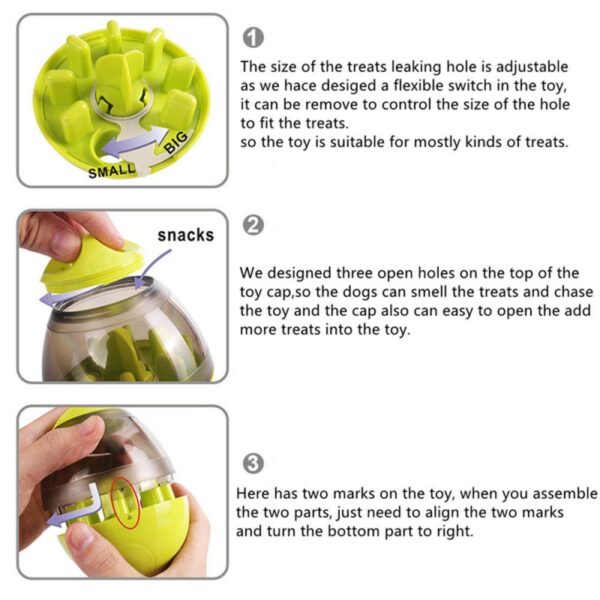 Pet Food Feeder Dispenser Funny Toy - Image 9