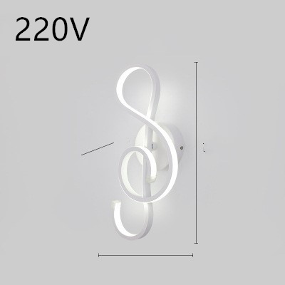 led wall lamp nordic minimalist bedroom bedside lamp - Image 31
