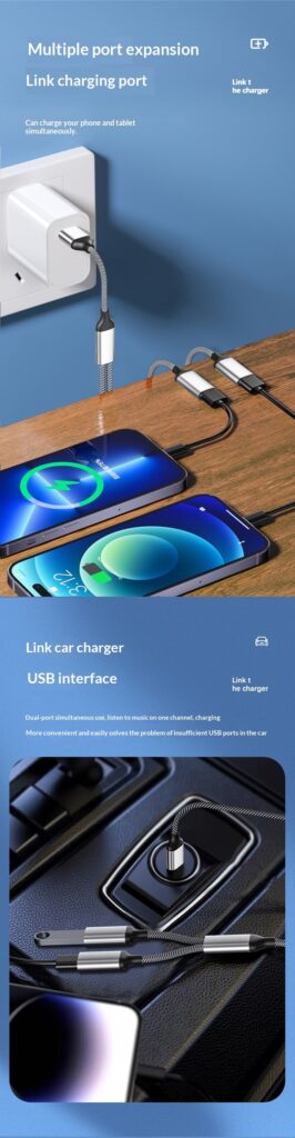 1-to-2 Hub Laptop Docking Station Adapter