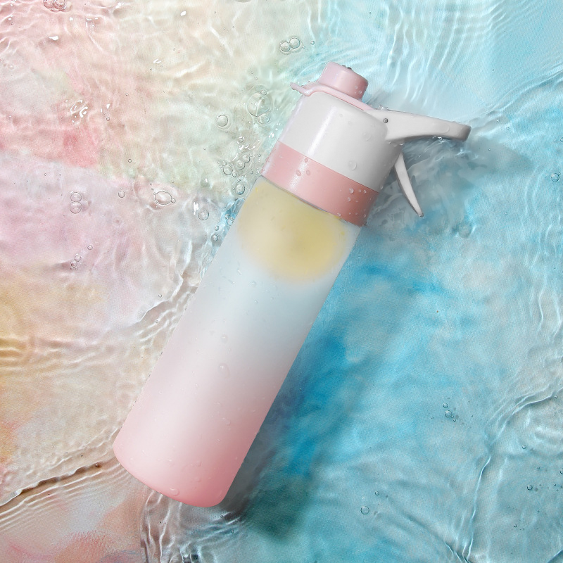 Spray Water Bottle For Girls Outdoor Sport Fitness Water Cup Large Capacity Spray Bottle Drinkware Travel Bottles Kitchen Gadgets - Image 15