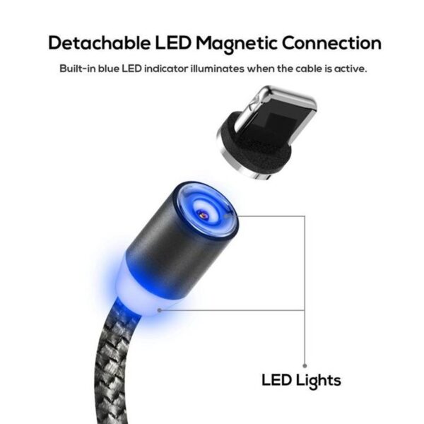 Compatible with Apple , Magnetic Data Line Drag 3 - Image 2