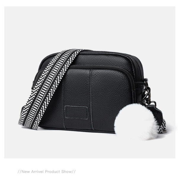 Genuine Leather Womens New Trendy Fashionable Versatile Single-shoulder Bag - Image 9