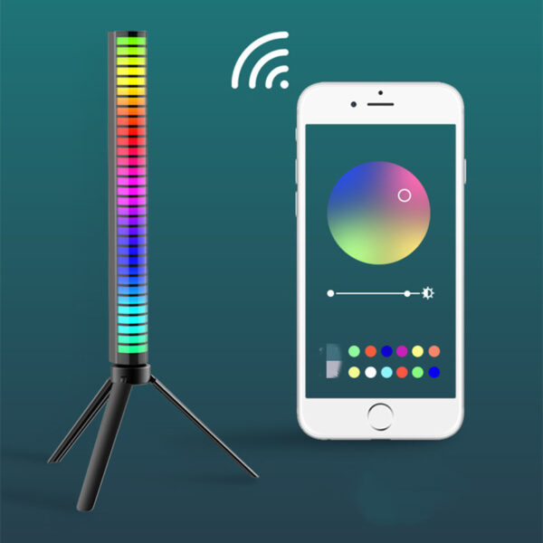 New Car Sound Control Light RGB Voice-Activated Music Rhythm Ambient Light With 32 LED 18 Colors Car Home Decoration Lamp - Image 15