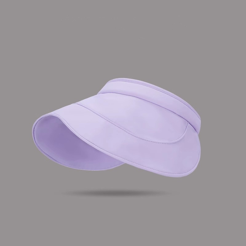 Simple Solid-color Open-top Sun Hat, With Perforated Ventilation And Wide Brim For Sun Protection, Suitable For Outdoor Activities And Daily Commuting. - Image 2