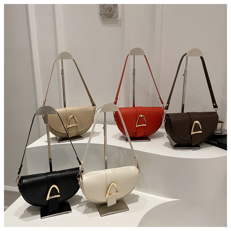 High-end, Fashionable Single-shoulder Bag Niche Saddle Bag