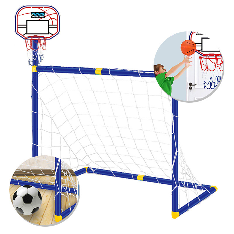 Folding Mini Football Soccer Ball Goal Post Net - Image 6