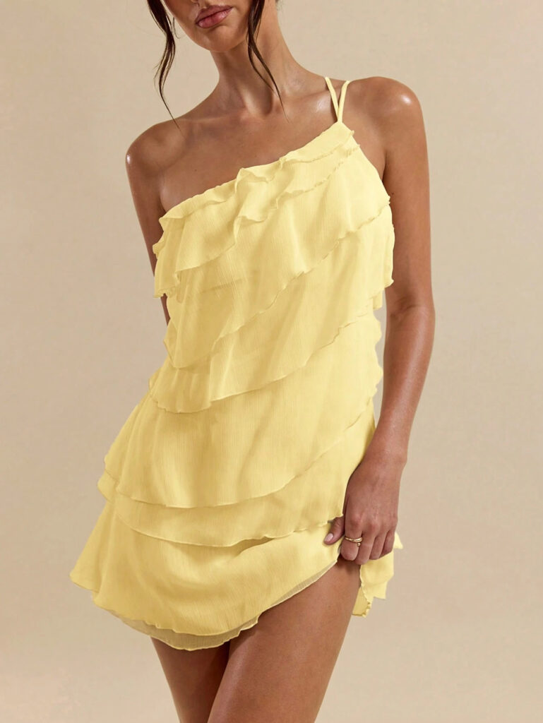 Elegant Backless Versatile Slim-fit Slash-Neck Slip Dress For Women