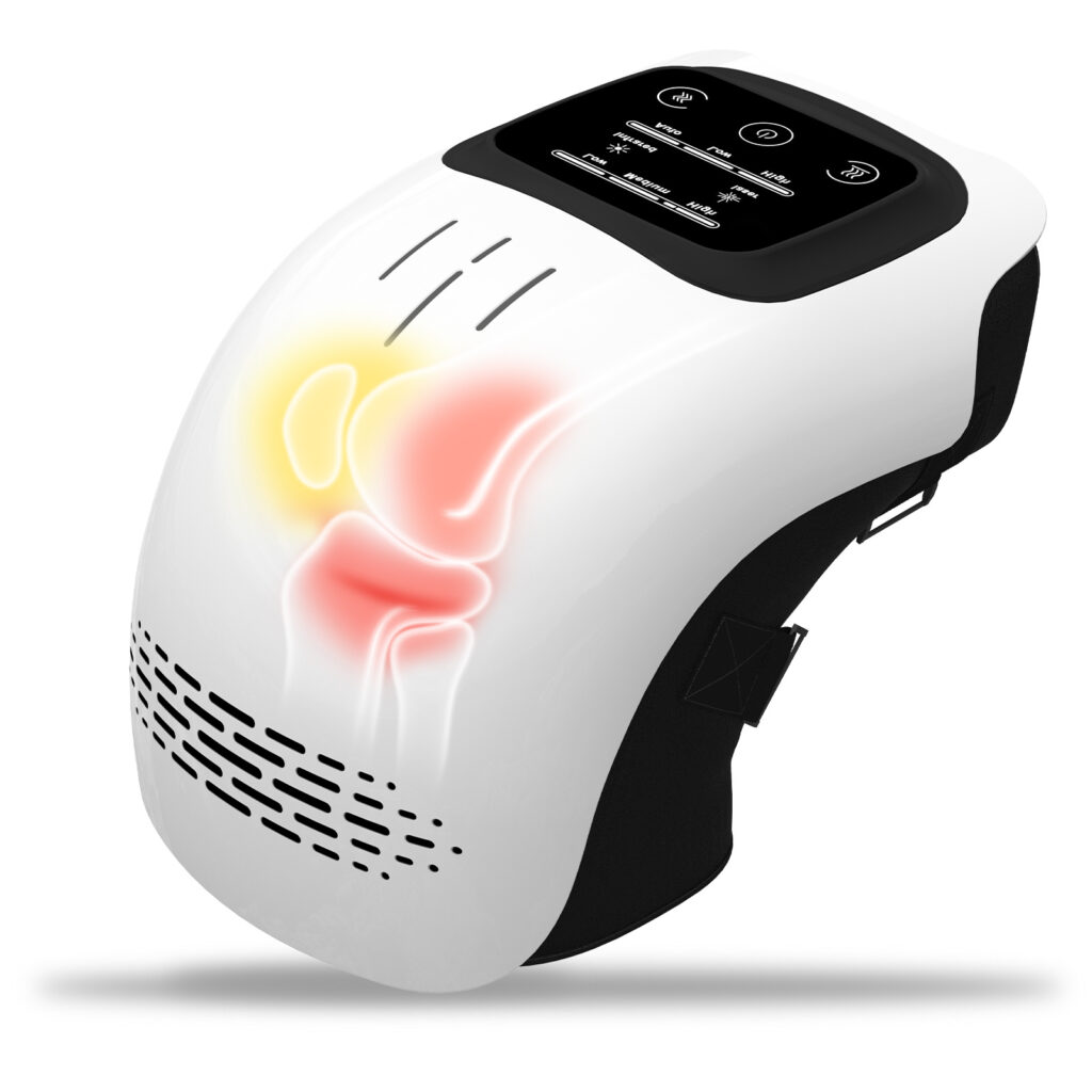 Intelligent Home Use Electric Intelligent Kneading Heating Knee Massager Rechargeable Pain Relief Infrared Laser Vibration Knee Massager