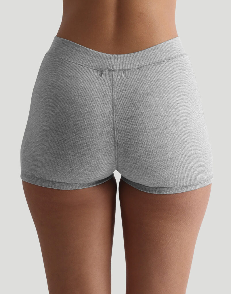 Womens Casual Solid-Colored Crew-Neck Slim-Fit Tank Top And High-Waist Shorts Set