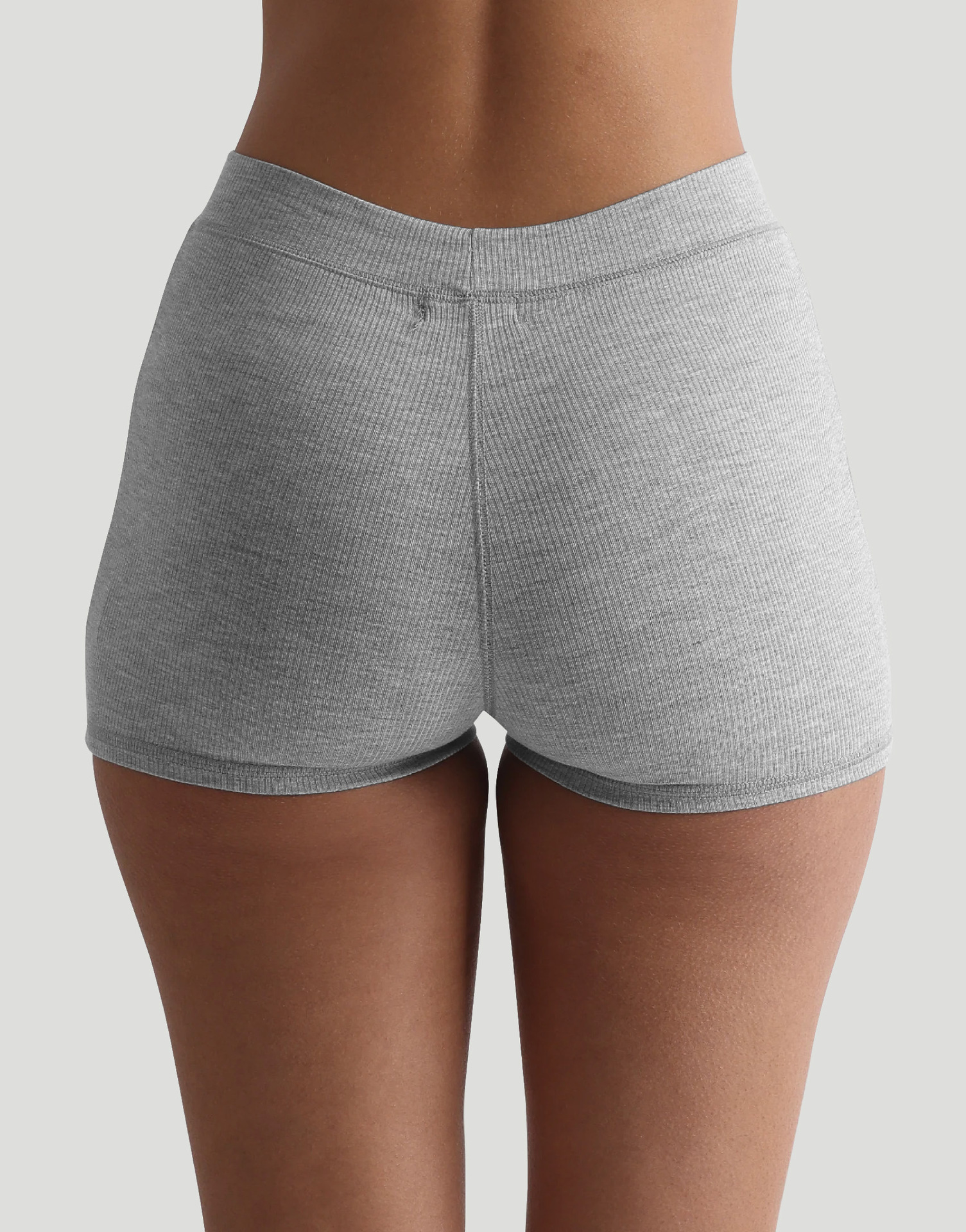 Womens Casual Solid-Colored Crew-Neck Slim-Fit Tank Top And High-Waist Shorts Set - Image 14