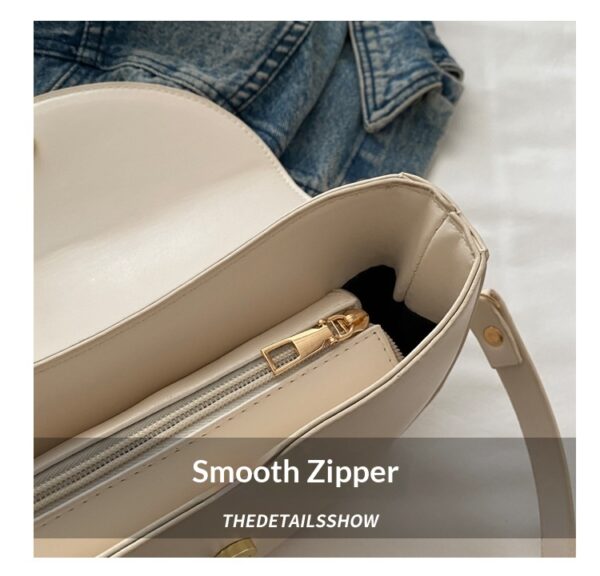 High-end, Fashionable Single-shoulder Bag Niche Saddle Bag - Image 33