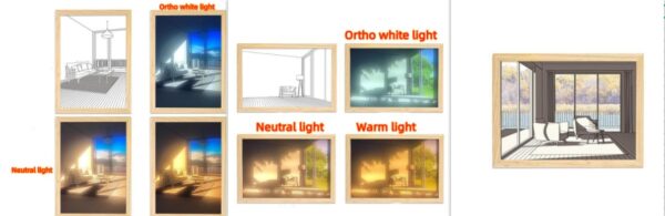 Illuminated Picture LED Decorative Light Painting Bedside Picture Style Creative Modern Simulate Sunshine Drawing Night Light Gift - Image 76