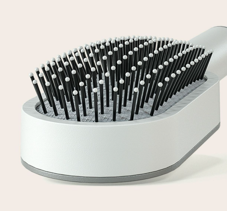 Self Cleaning Hair Brush For Women One-key Cleaning Hair Loss Airbag Massage Scalp Comb Anti-Static Hairbrush - Image 22