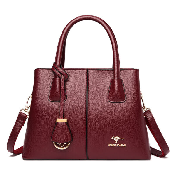 Fashionable Womens Handbag Large-Capacity Shoulder Crossbody Bag - Image 3