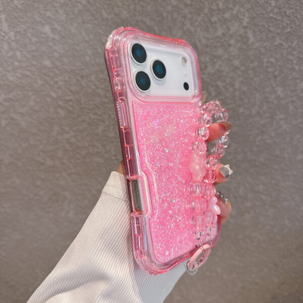 South American-style Slimming Phone Case With 3-in-1 Glitter Epoxy Drop-proof Design And A Matching Bracelet - Image 7