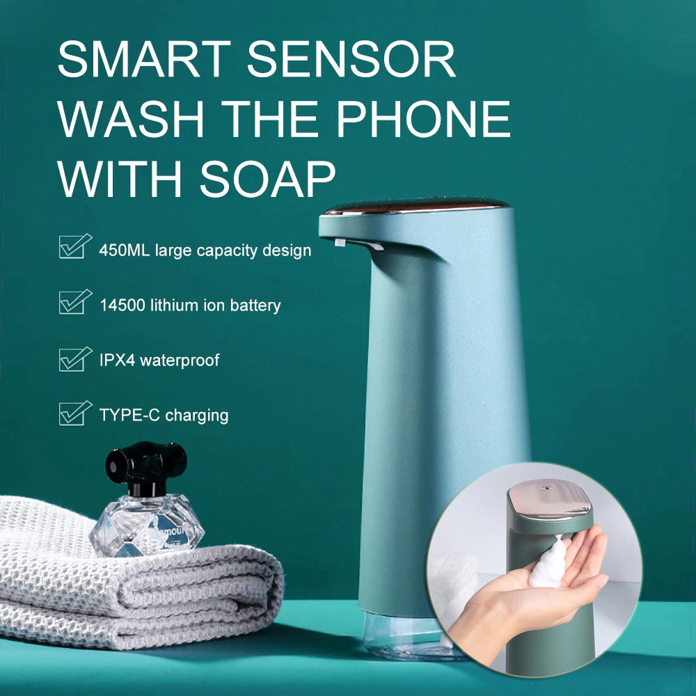 Automatic Foam Soap Dispensers Bathroom Smart Washing Hand Sanitizer Sensor Machine For Kitchen And Bathroom - Image 1
