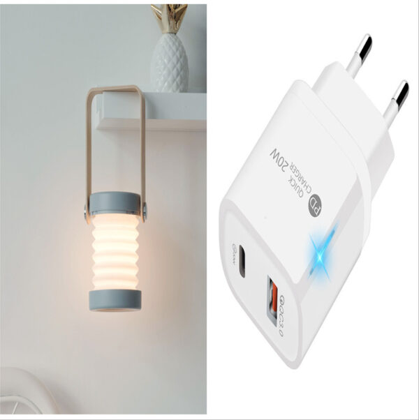 Foldable Touch Dimmable Reading LED Night Light Portable Lantern Lamp USB Rechargeable For Home Decor - Image 35