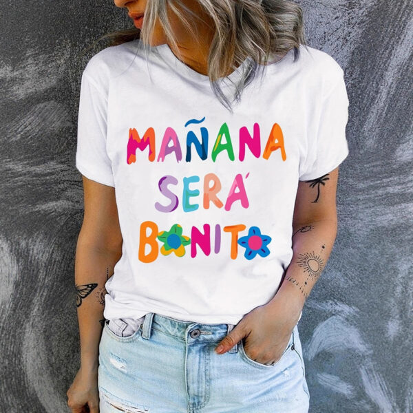 3D-printed Chic Casual Womens Short-sleeve Crewneck T-shirt - Image 9