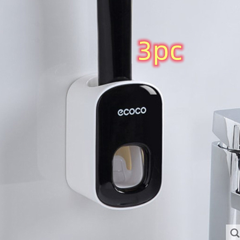 Wall Mounted Automatic Toothpaste Holder Bathroom Accessories Set Dispenser - Image 23
