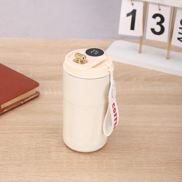 Smart Digital Thermal Bottle Portable Coffee Mug Stainless Steel Water Bottle In-Car Insulated Cup Keep Cold Vacuum Flasks 450ml - Image 22
