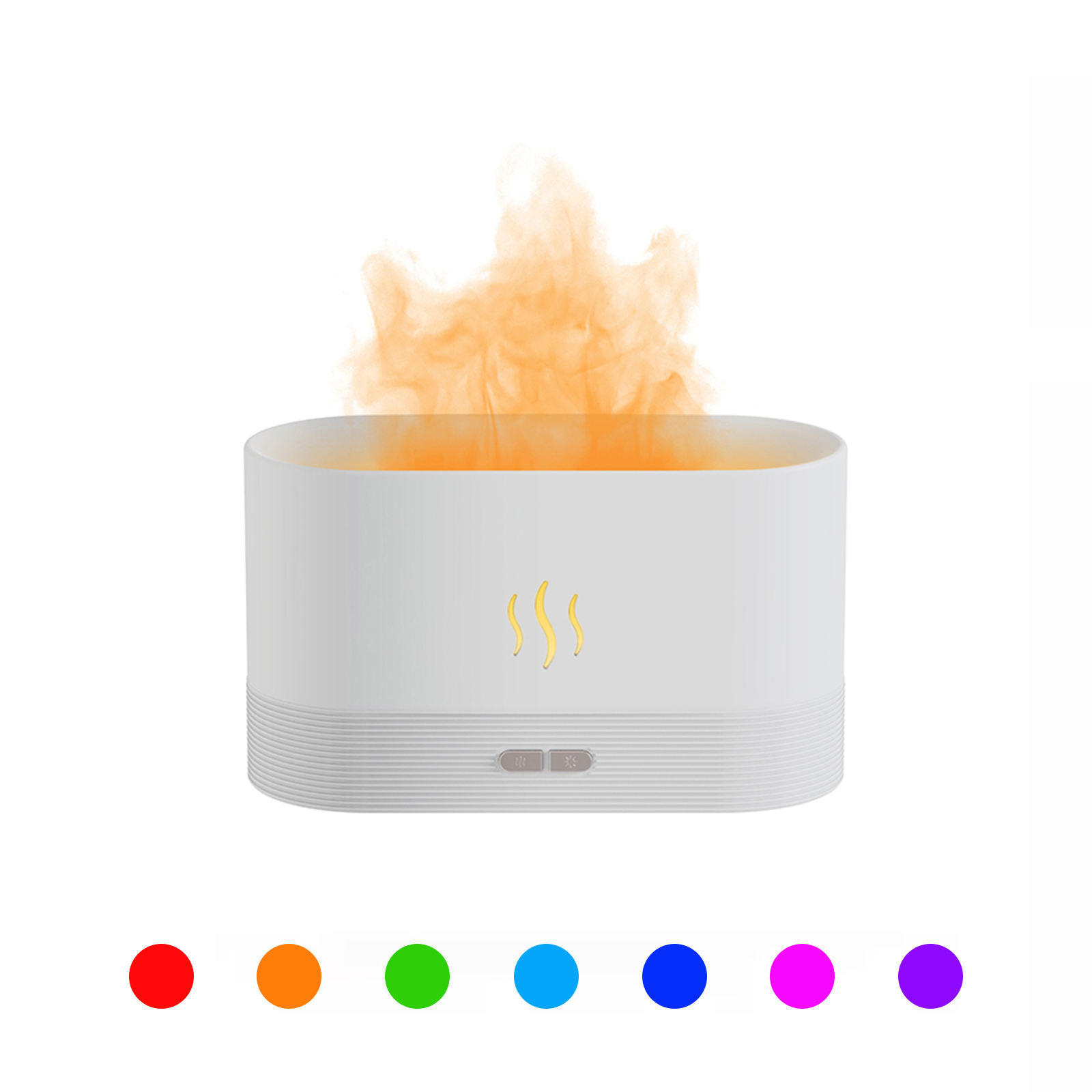 Best Selling USB Ultrasonic Flame Humidifier Led RGB Colorful Essential Oil Fire Flame Aroma Diffuser - Image 3