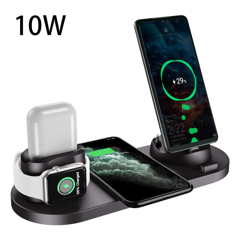 Wireless Charger For IPhone Fast Charger For Phone Fast Charging Pad For Phone Watch 6 In 1 Charging Dock Station - Image 11