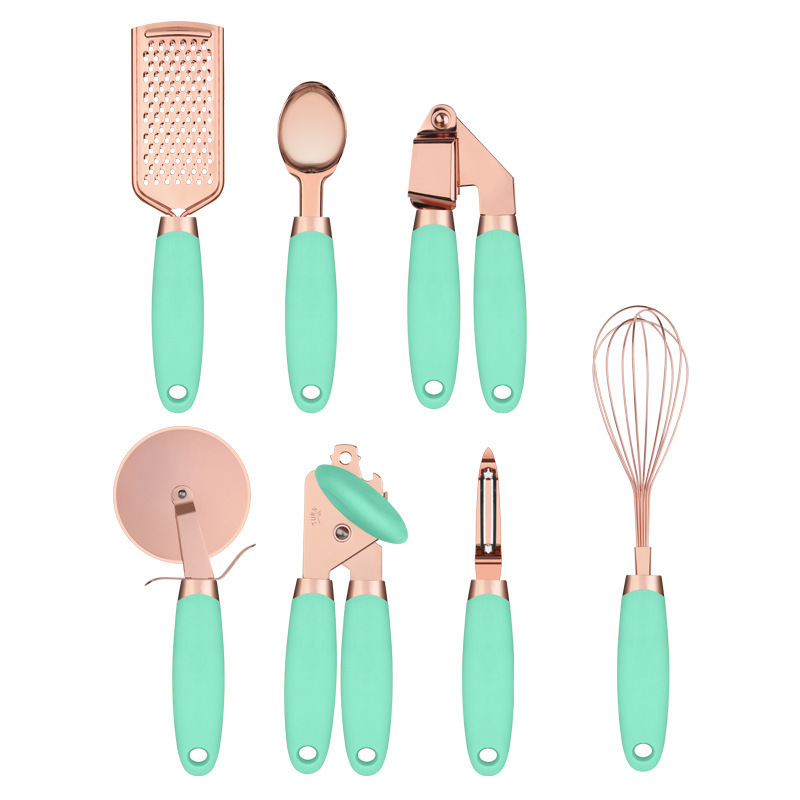 Kitchen Household Peeler Gadget Copper Plating Set - Image 14