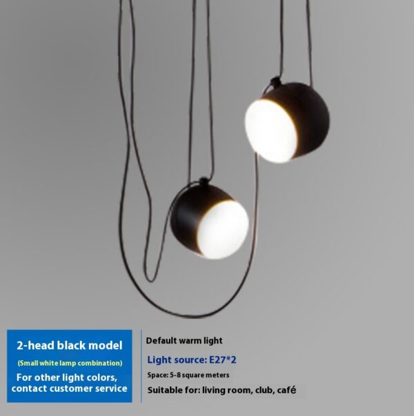 Chandelier Modern Restaurant Window LED Lamp Snare Chandelier - Image 9