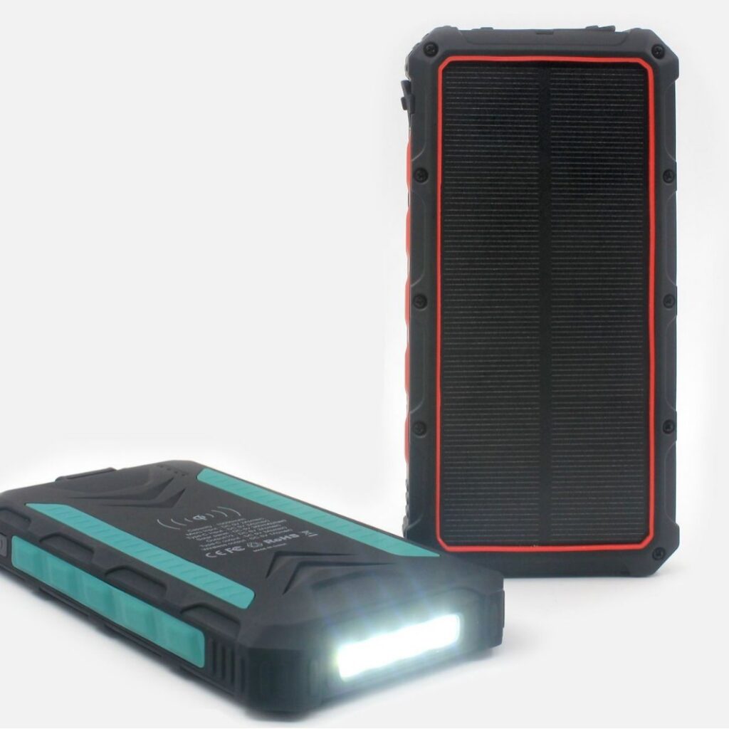 Waterproof Solar-Powered Wireless Power Bank