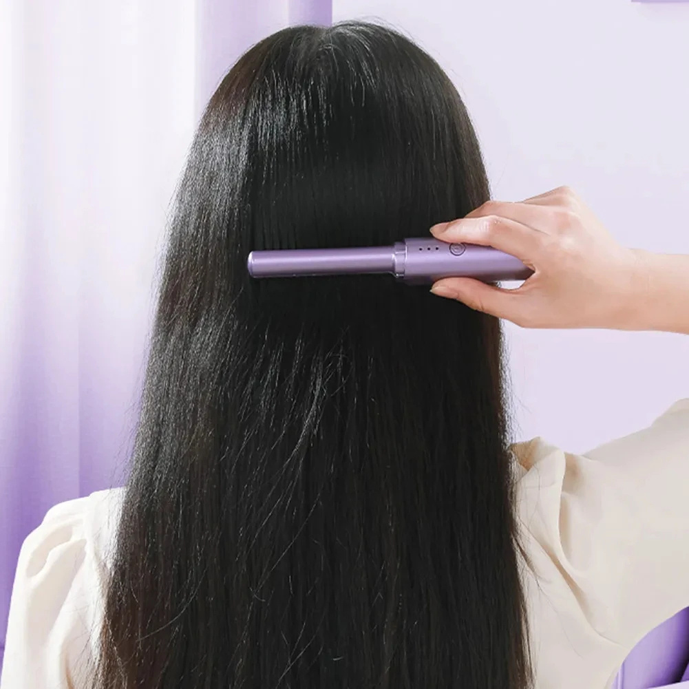 Professional Wireless Hair Straightener Curler Comb Fast Heating Negative Ion Straightening Curling Brush Hair Styling Tools - Image 9