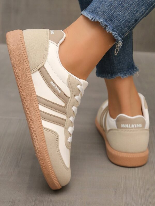 European And American-style Retro Color-Block Sneakers - Image 10