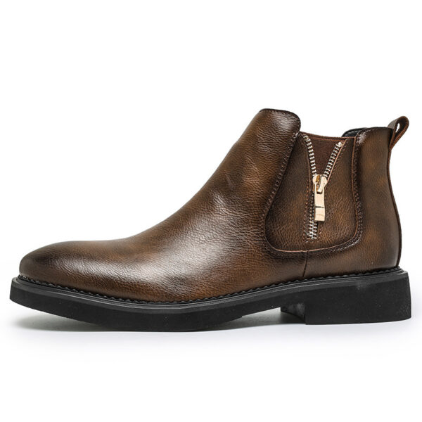 Slip-on Business High-top Casual Ankle Boots - Image 6