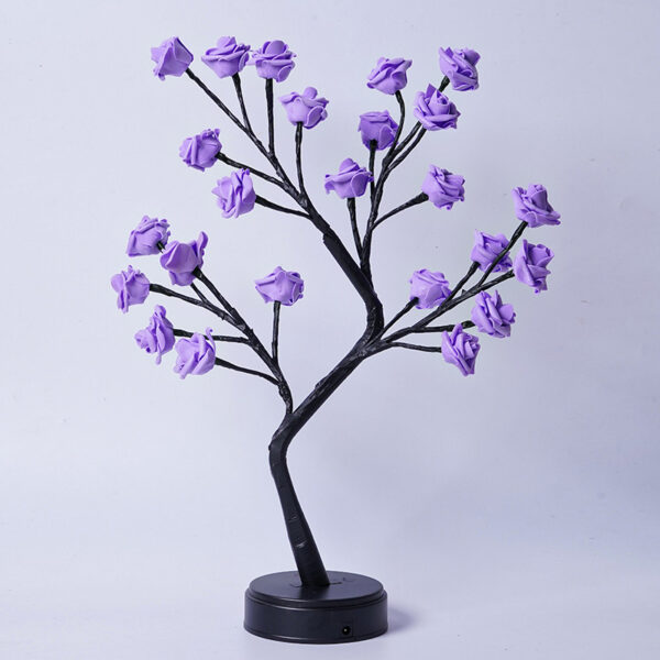 Table Lamp Flower Tree Rose Lamps Fairy Desk Night Lights USB Operated Gifts For Wedding Valentine Christmas Decoration - Image 21