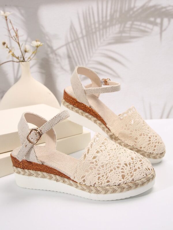 Women's Outerwear Hemp Rope Lace Casual Sandals - Image 9