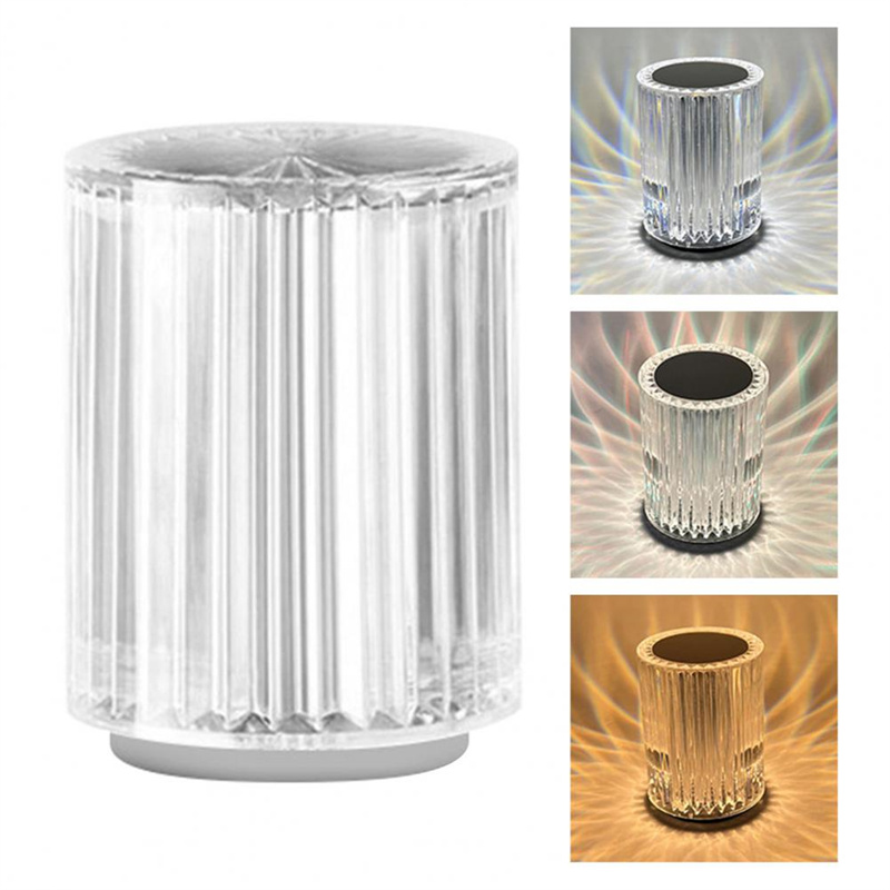 Crystal Lamp Table Lamp Atmosphere Creative Line Small Night Lamp Led Lights - Image 12