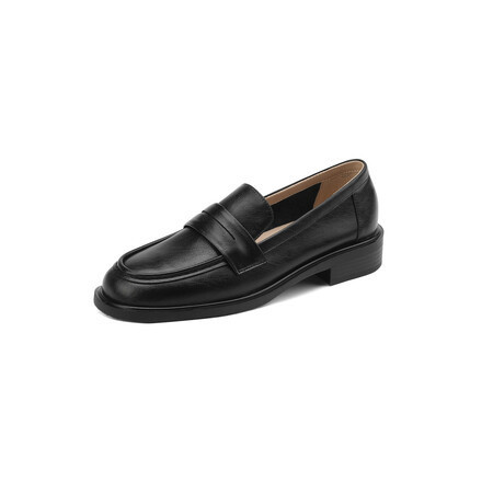 British-style Vintage Women's Heeled Leather Shoes - Image 20