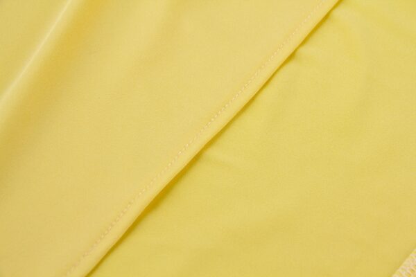 Feminine Solid Color Minimalism And Elegant Ribbon-Trimmed Dress - Image 11
