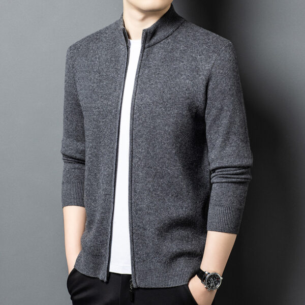 Men's AutumnWinter New Business Knitted Casual Jacket - Image 51