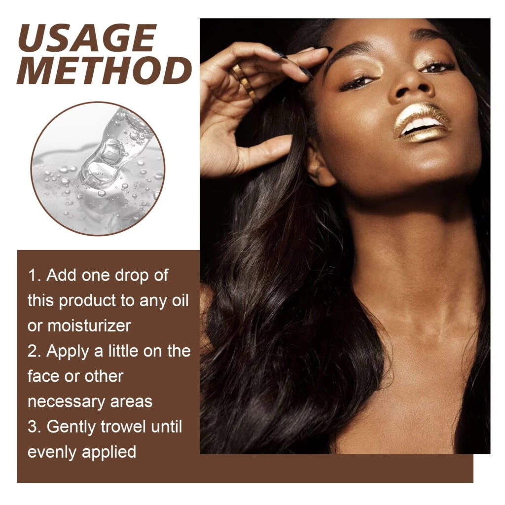 Tanning Face Serum Face Body Tanning Bed Outdoor Fine Line Repair Skin Serum Dark Bronzer Self Tanning Serum Drops