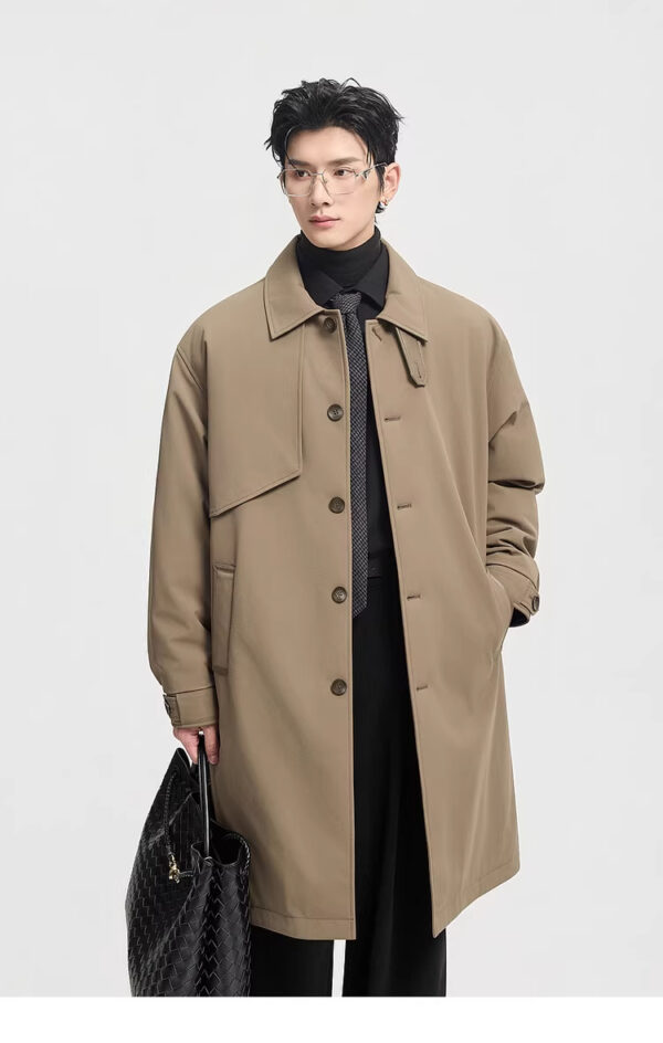 Men's Mid-Length Down Jacket For Winter - Image 20