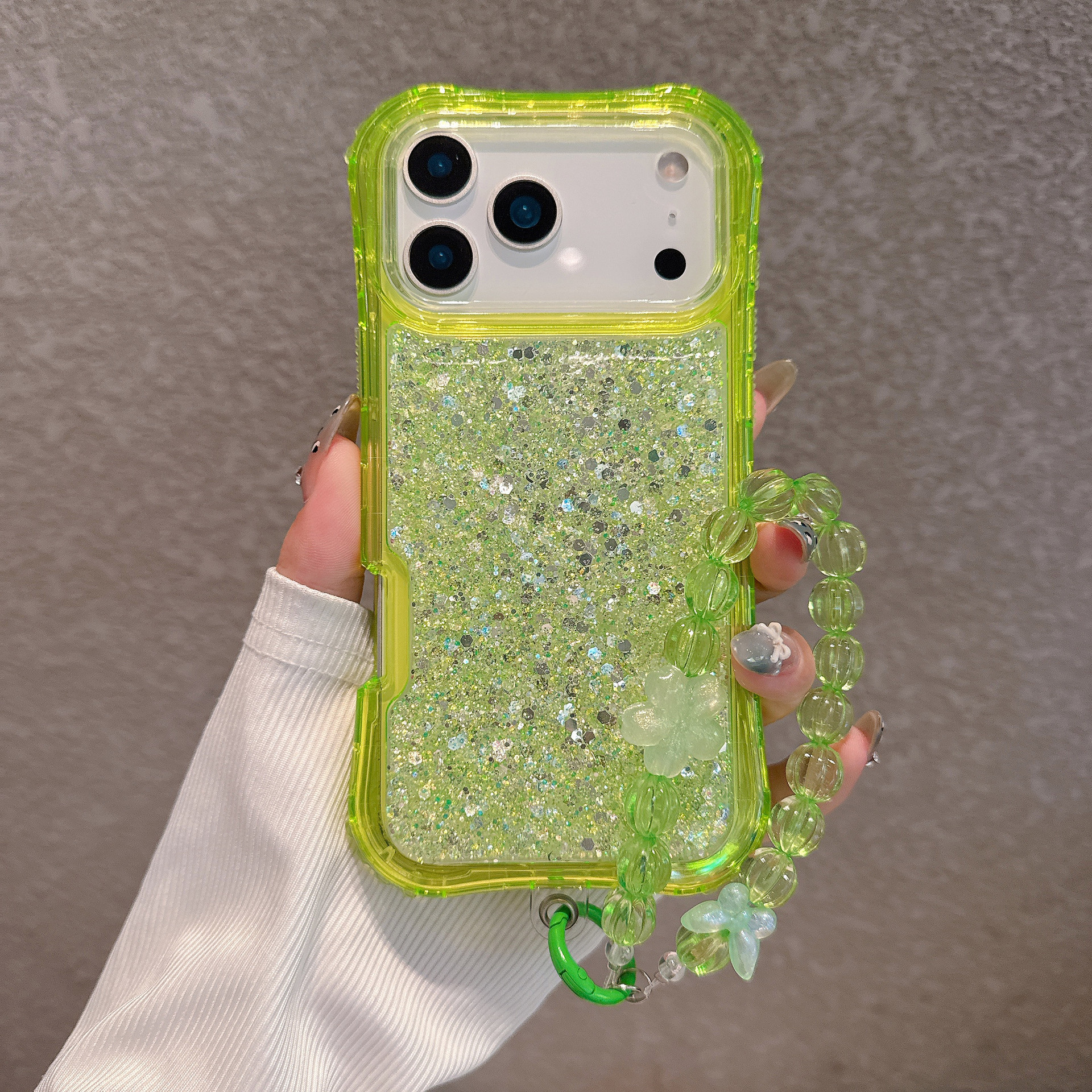 South American-style Slimming Phone Case With 3-in-1 Glitter Epoxy Drop-proof Design And A Matching Bracelet - Image 59