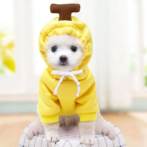 Cute Fruit Dog Clothes For Small Dogs Hoodies Winter Warm Fleece Pet Clothing Puppy Cat Costume Coat For French Chihuahua Outfit - Image 12