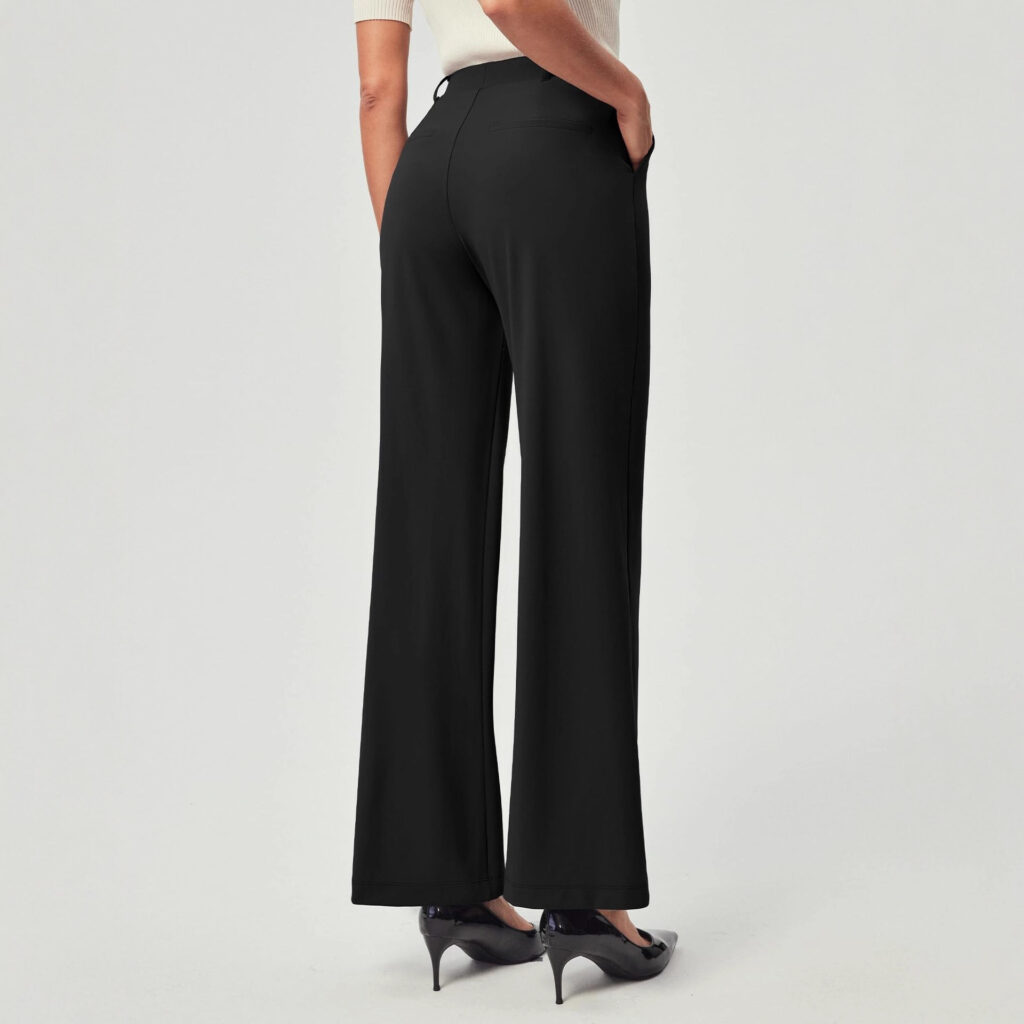 Womens High-Waisted Stretchy Work Business Casual Pants