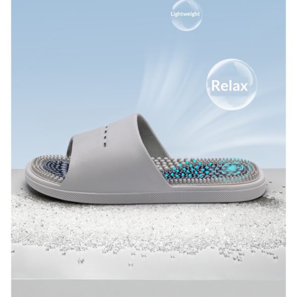 Massage Slippers For Men Summer Indoor Home And Bathroom Use Foot Acupressure Slippers With Non-slip Soles For Men - Image 9