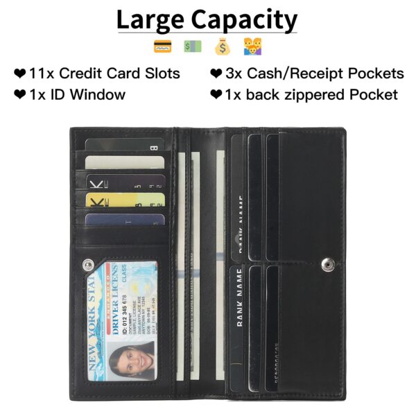 GOIACII Anti-Scanning Womens Long Wallet Ultra-Thin European And American Style Minimalist - Image 11