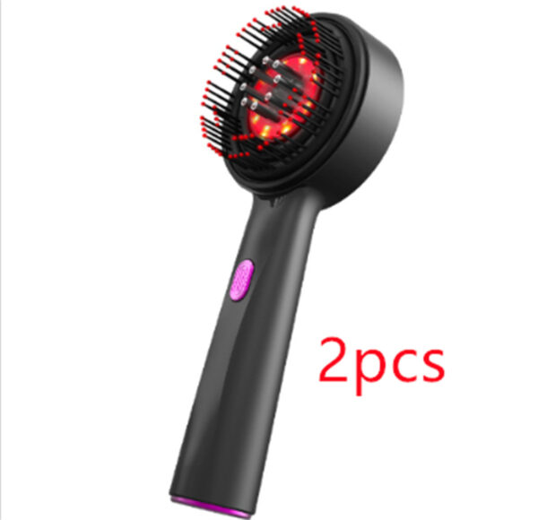 Electric Massage Comb Home Scalp Drain Comb Red Light Anti-slip Hair Care Multi-functional Massage Comb - Image 27